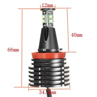 Диодни LED крушки за Ангелски очи Angel Eyes 40W BMW жълта светлина